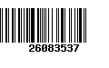 Código de Barras 26083537