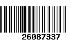 Código de Barras 26087337