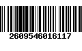 Código de Barras 2609546016117