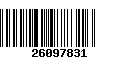 Código de Barras 26097831