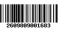 Código de Barras 2609809001683