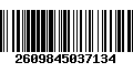 Código de Barras 2609845037134