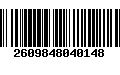 Código de Barras 2609848040148