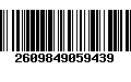 Código de Barras 2609849059439