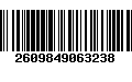 Código de Barras 2609849063238