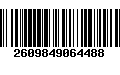 Código de Barras 2609849064488