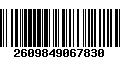 Código de Barras 2609849067830