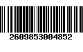 Código de Barras 2609853004852