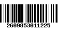 Código de Barras 2609853011225