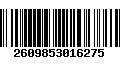 Código de Barras 2609853016275