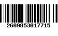 Código de Barras 2609853017715