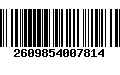 Código de Barras 2609854007814