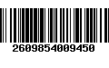 Código de Barras 2609854009450