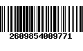 Código de Barras 2609854009771