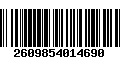 Código de Barras 2609854014690