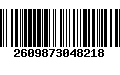 Código de Barras 2609873048218