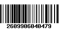 Código de Barras 2609906040479