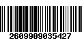 Código de Barras 2609909035427