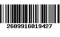 Código de Barras 2609916019427