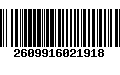 Código de Barras 2609916021918