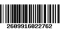 Código de Barras 2609916022762