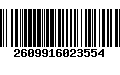 Código de Barras 2609916023554