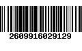 Código de Barras 2609916029129