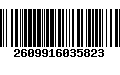 Código de Barras 2609916035823