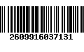 Código de Barras 2609916037131