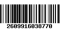 Código de Barras 2609916038770