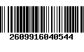 Código de Barras 2609916040544