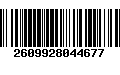 Código de Barras 2609928044677