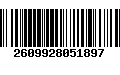 Código de Barras 2609928051897