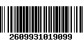 Código de Barras 2609931019099