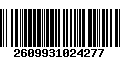 Código de Barras 2609931024277