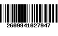 Código de Barras 2609941027947