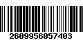 Código de Barras 2609956057403