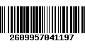 Código de Barras 2609957041197