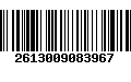 Código de Barras 2613009083967