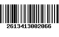 Código de Barras 2613413002066