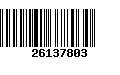 Código de Barras 26137803