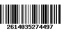 Código de Barras 2614035274497