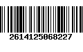 Código de Barras 2614125068227