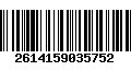 Código de Barras 2614159035752