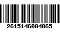 Código de Barras 2615146004065