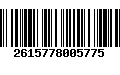 Código de Barras 2615778005775