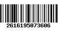 Código de Barras 2616195073606