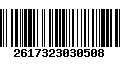 Código de Barras 2617323030508