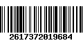 Código de Barras 2617372019684