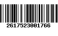 Código de Barras 2617523001766